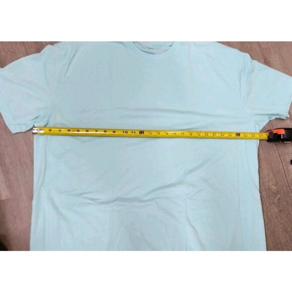 Built Different Crew Neck Shirt Size 3XL Tall 2 Shirts Aqua White Rtl $46 Soft - Picture 8 of 10